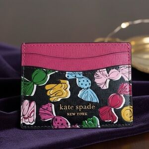 Rare Kate Spade Morgan Assorted Candies  Novelty Embossed Cardholder NWOT